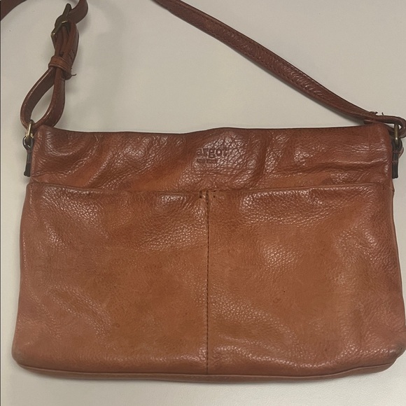 margot Handbags - Margot Tan Leather Crossbody Bag adjustable strap/ preowned
